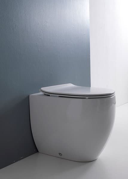FLO deska WC SLIM Soft Close, duroplast, biała