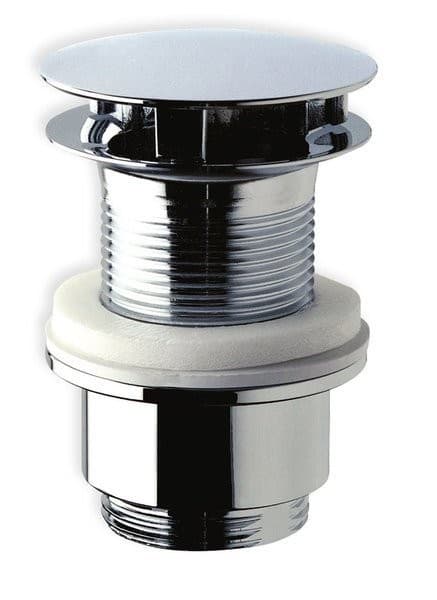 Korek umywalkowy niezamykany 5/4'', chromowany, wys. 30-45mm