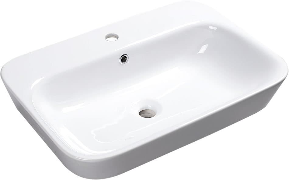 SAVANA umywalka ceramiczna wpuszczana w blat 65x17x45cm