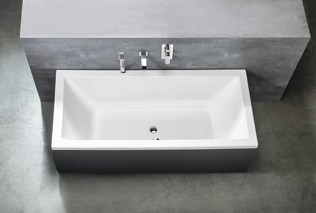 NISA wanna prostokątna 180x70cm, bez nóżek