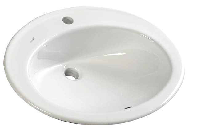 TROPICO umywalka ceramiczna wpuszczana w blat 58x46
