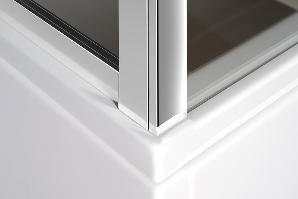 DEEP kabina prysznicowa 1100x750mm L/P, szkło przezroczyste
