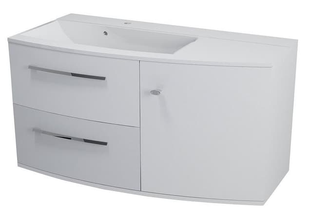 ARAS umywalka kompozytowa 105,2x50,5cm lewa biała