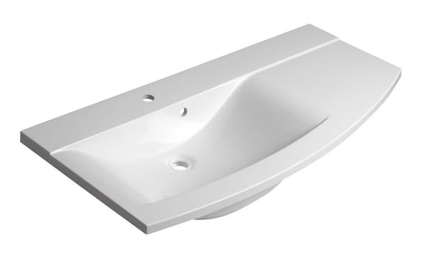 ARAS umywalka kompozytowa 105,2x50,5cm lewa biała