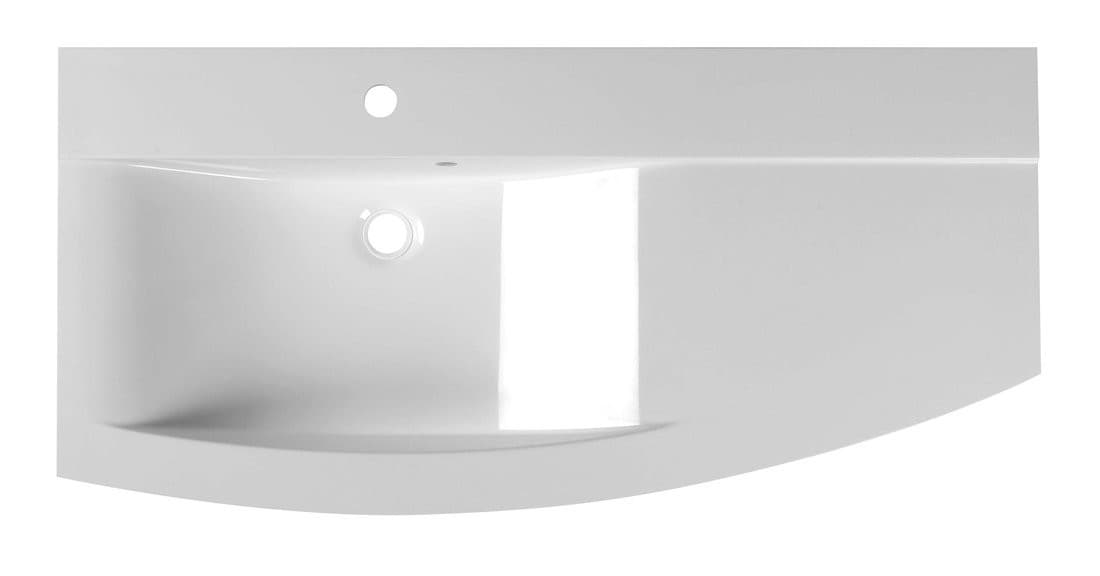 ARAS umywalka kompozytowa 105,2x50,5cm lewa biała
