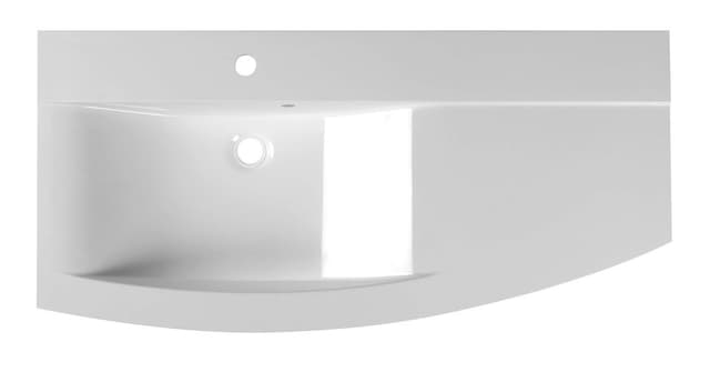 ARAS umywalka kompozytowa 105,2x50,5cm lewa biała