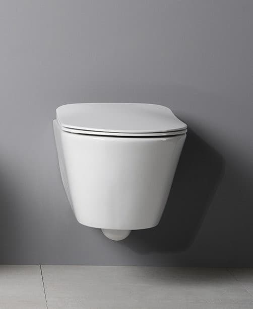 AVVA wiszące WC Rimless 35,5x53 cm