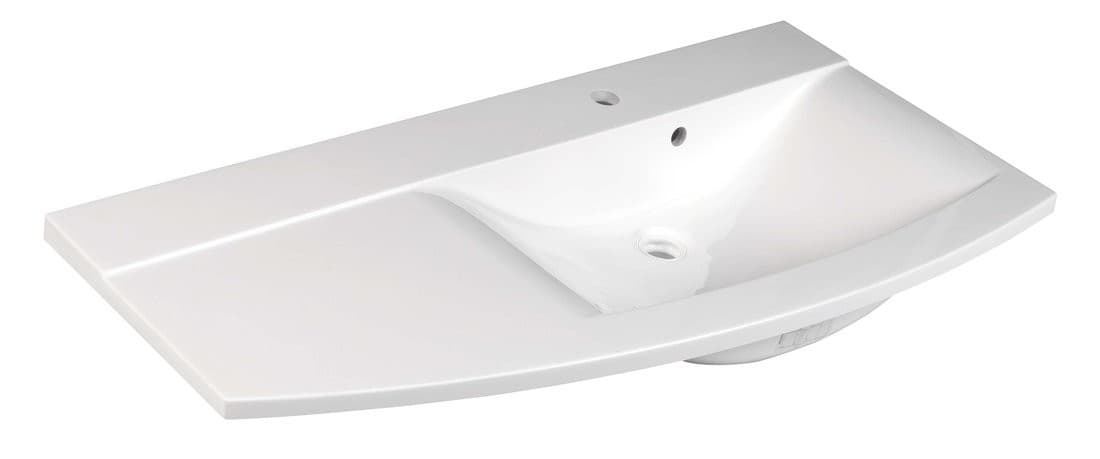 ARAS umywalka kompozytowa prawa 105,2x50,5cm biała
