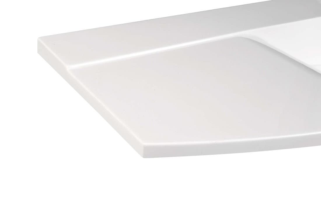 ARAS umywalka kompozytowa prawa 105,2x50,5cm biała
