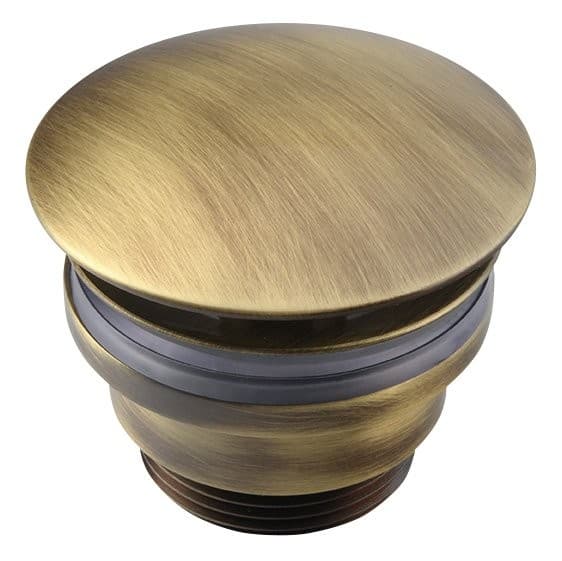 Korek umywalkowy niezamykany klik-klak 5/4'' (5-55mm) brąz