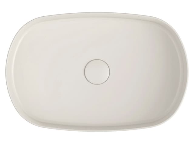 INFINITY OVAL umywalka ceramiczna nablatowa 55x36 cm