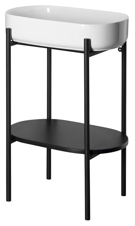 PUNO konsola pod umywalkę 550x780x360 czarny mat