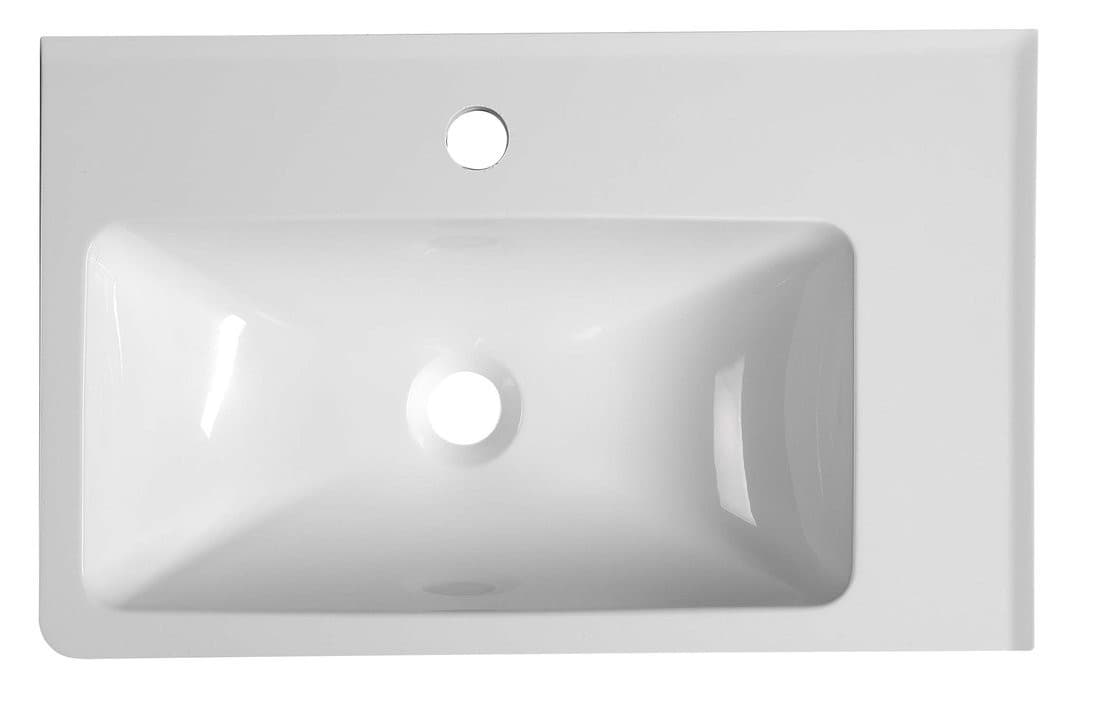 ARANA umywalka kompozytowa 56x11x35cm prawa