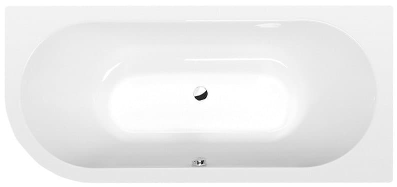 VIVA R SLIM wanna asymetryczna 175x80cm akryl Lucite