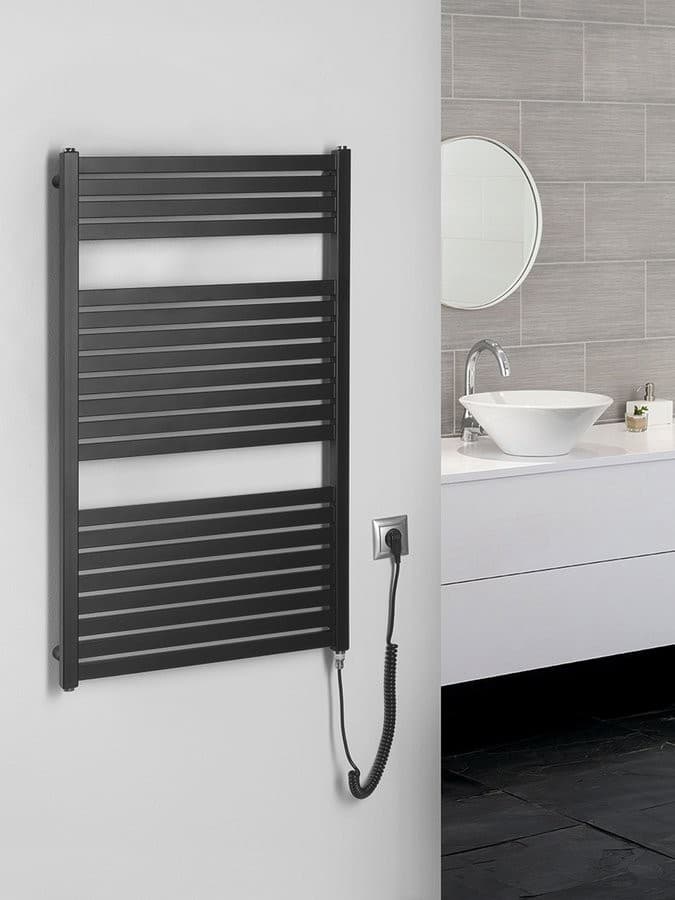 TONDI-E grzejnik elektryczny 600x970 mm 400W matowy czarny