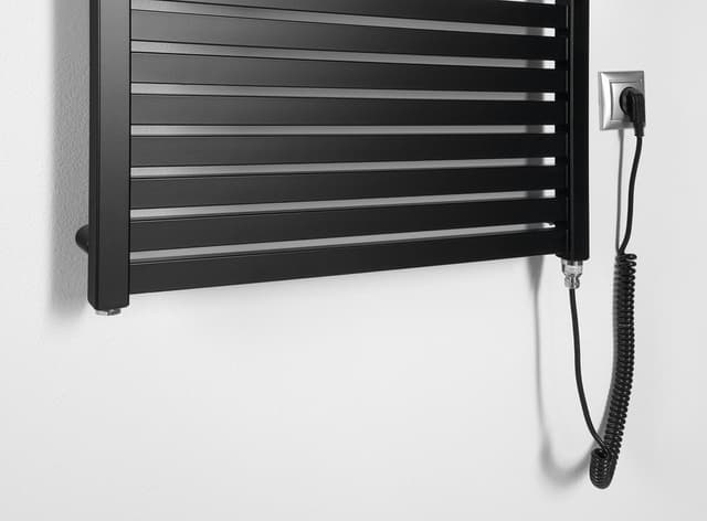 TONDI-E grzejnik elektryczny 600x970 mm 400W matowy czarny