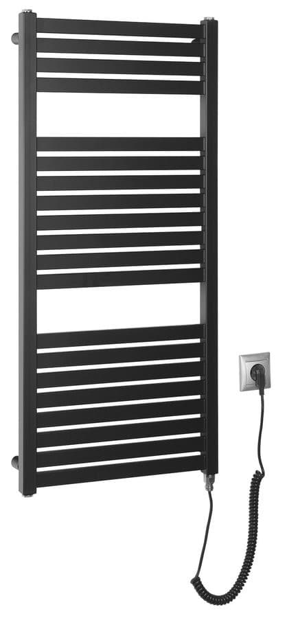 TONDI-E grzejnik elektryczny 450x970 mm, 300W, matowy czarny
