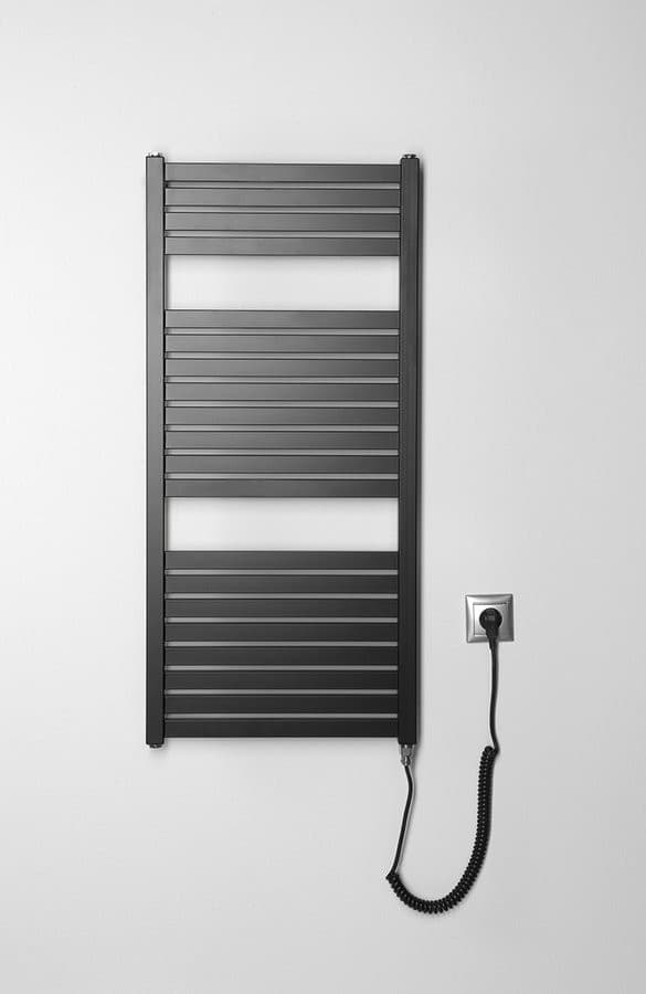 TONDI-E grzejnik elektryczny 450x970 mm, 300W, matowy czarny