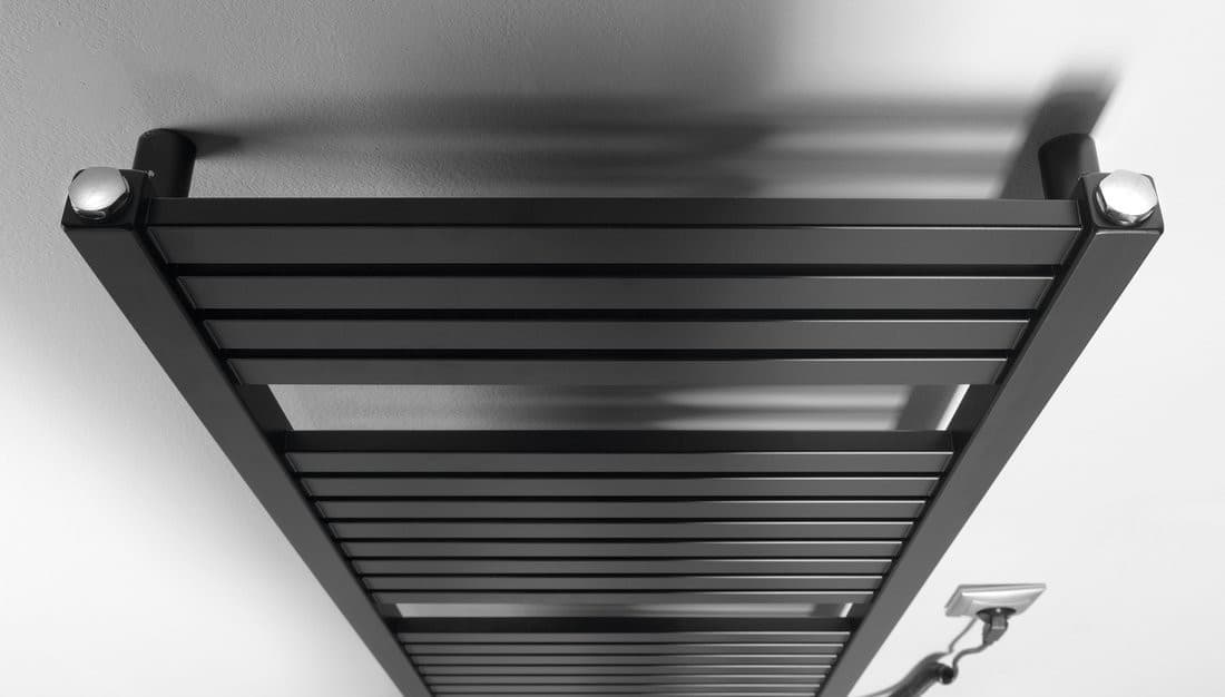 TONDI-E grzejnik elektryczny 450x970 mm, 300W, matowy czarny