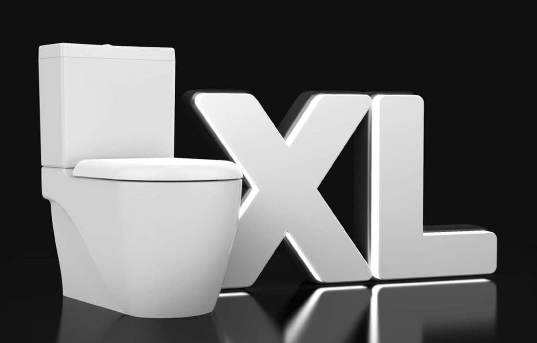 GRANDE XL kombi WC, odpływ dolny/tylny