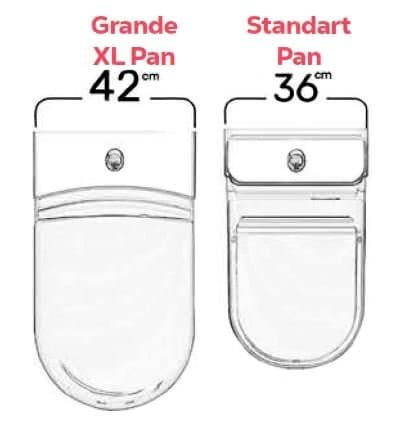 GRANDE XL kombi WC, odpływ dolny/tylny