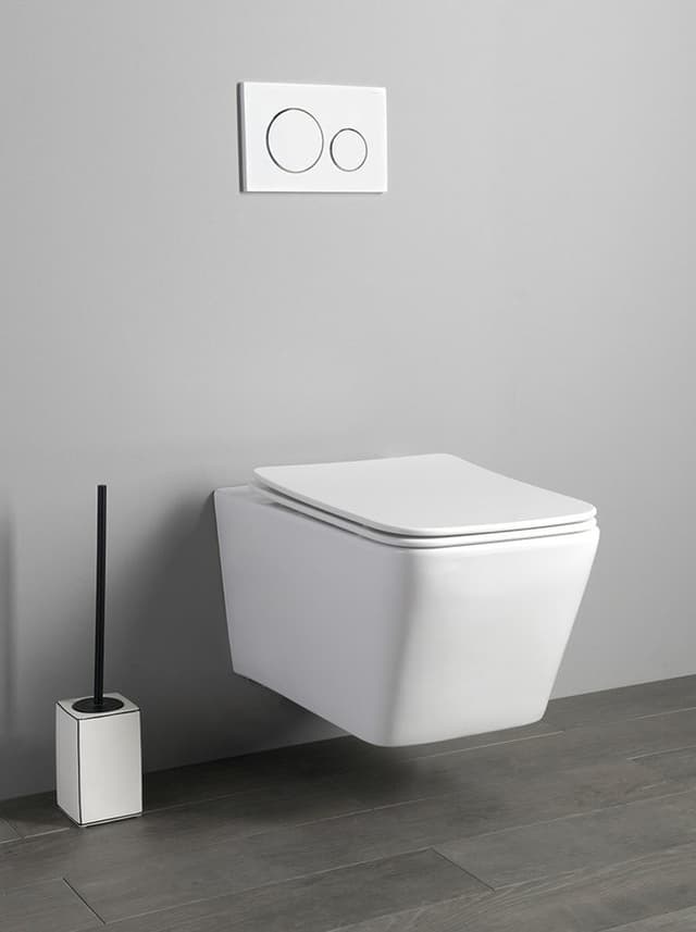 PORTO wisząca miska WC Rimless, 36x52 cm, biały