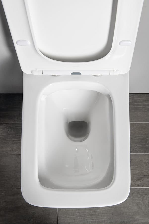 PORTO wisząca miska WC Rimless, 36x52 cm, biały