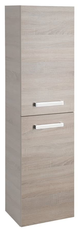 VEGA szafka wysoka z koszem, dąb platin 40x150x31cm