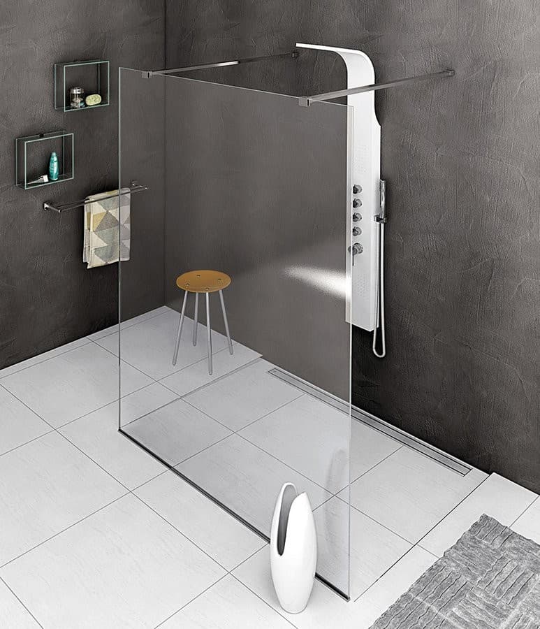 MODULAR SHOWER ścianka walk-in 1200 mm z powłoką Antidrop