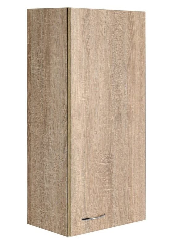ZOJA KERAMIA FRESH wisząca szafka 35x76x23cm lewa dąb platin