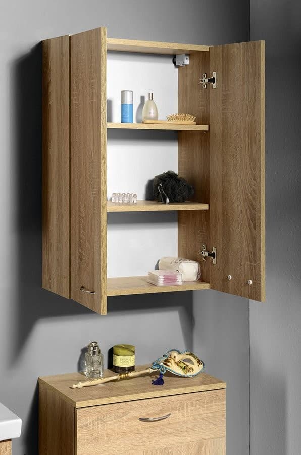 ZOJA KERAMIA FRESH szafka wisząca 50x76x23cm dąb platyn