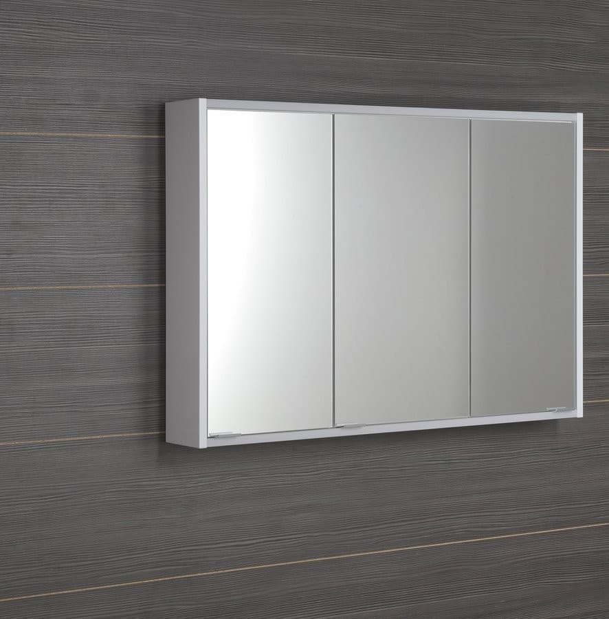 BATU szafka lustrzana LED 100x71, biała
