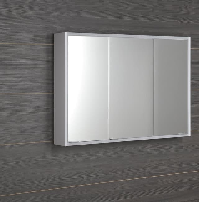 BATU szafka lustrzana LED 100x71, biała