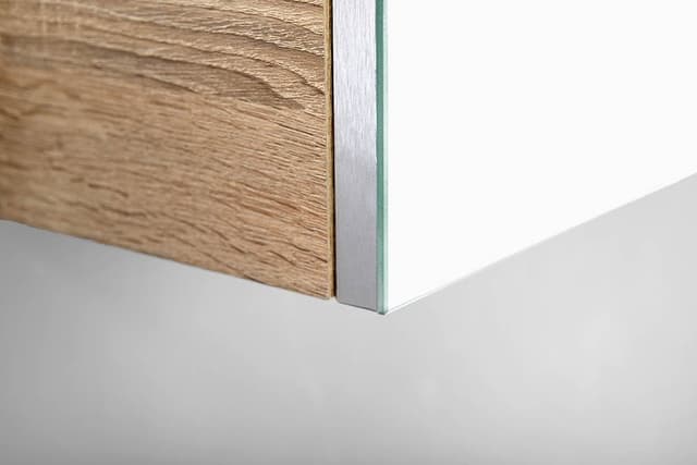 VEGA szafka z lustrem 80x70x18cm dąb platin
