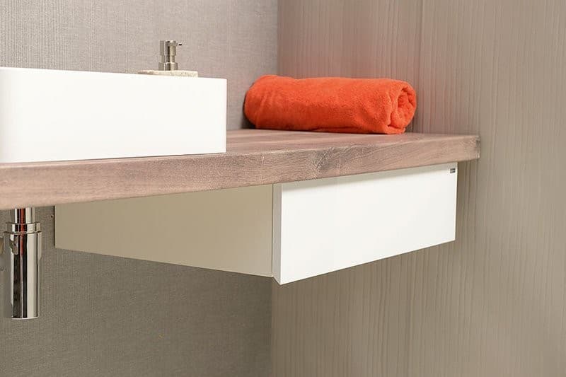 AVICE blat umywalkowy 140x50cm, orzech rustykalny