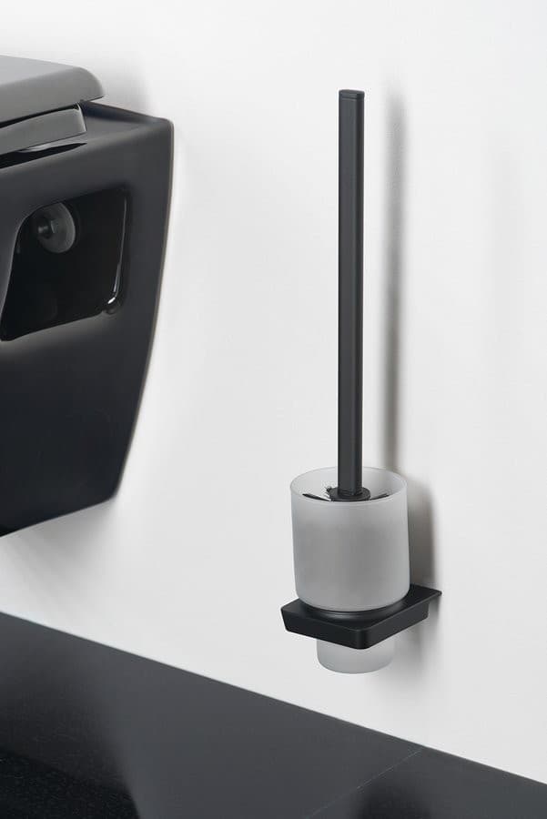 Zen Black naścienna szczotka WC