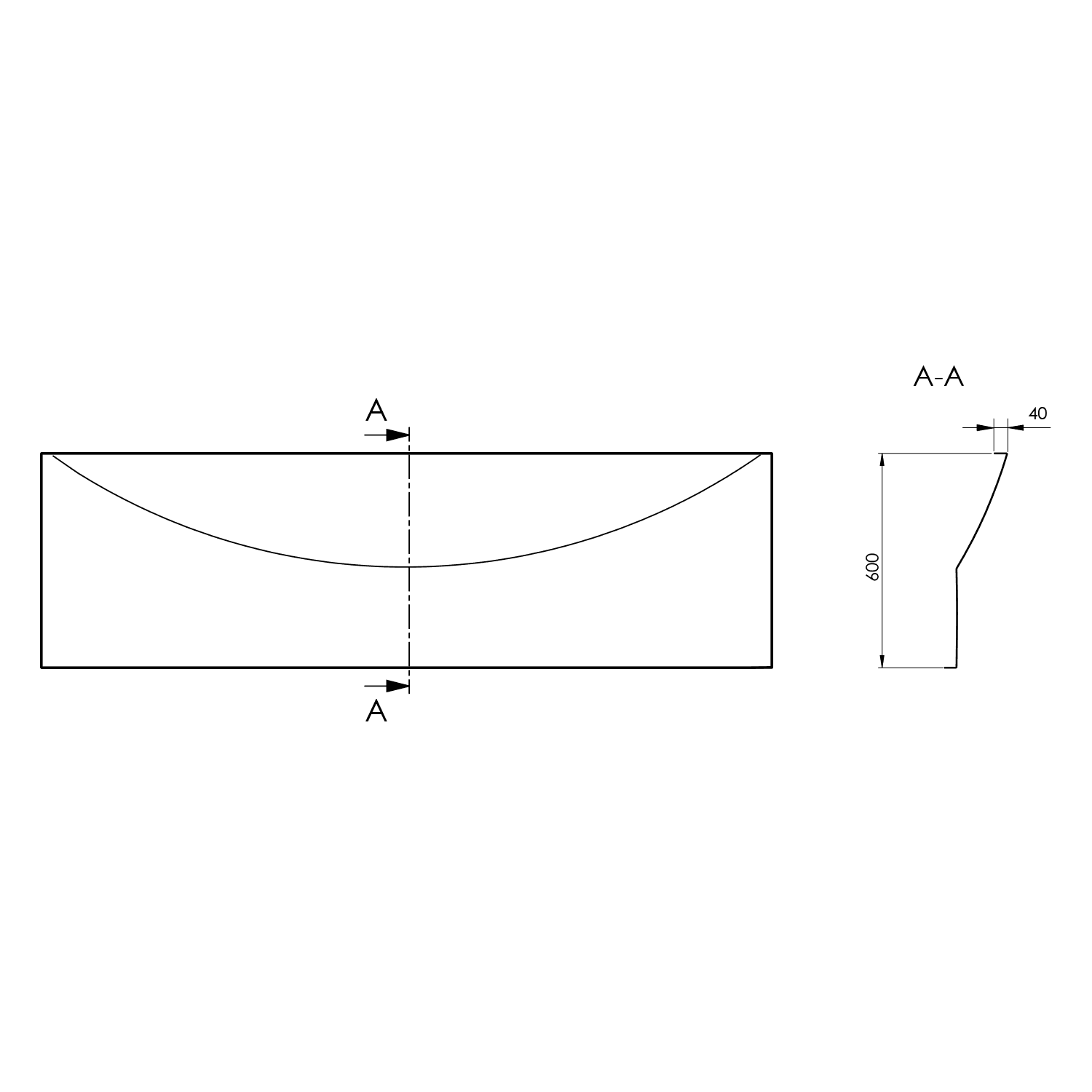 ROSANA 140 obudowa czołowa z ABS/PMMA