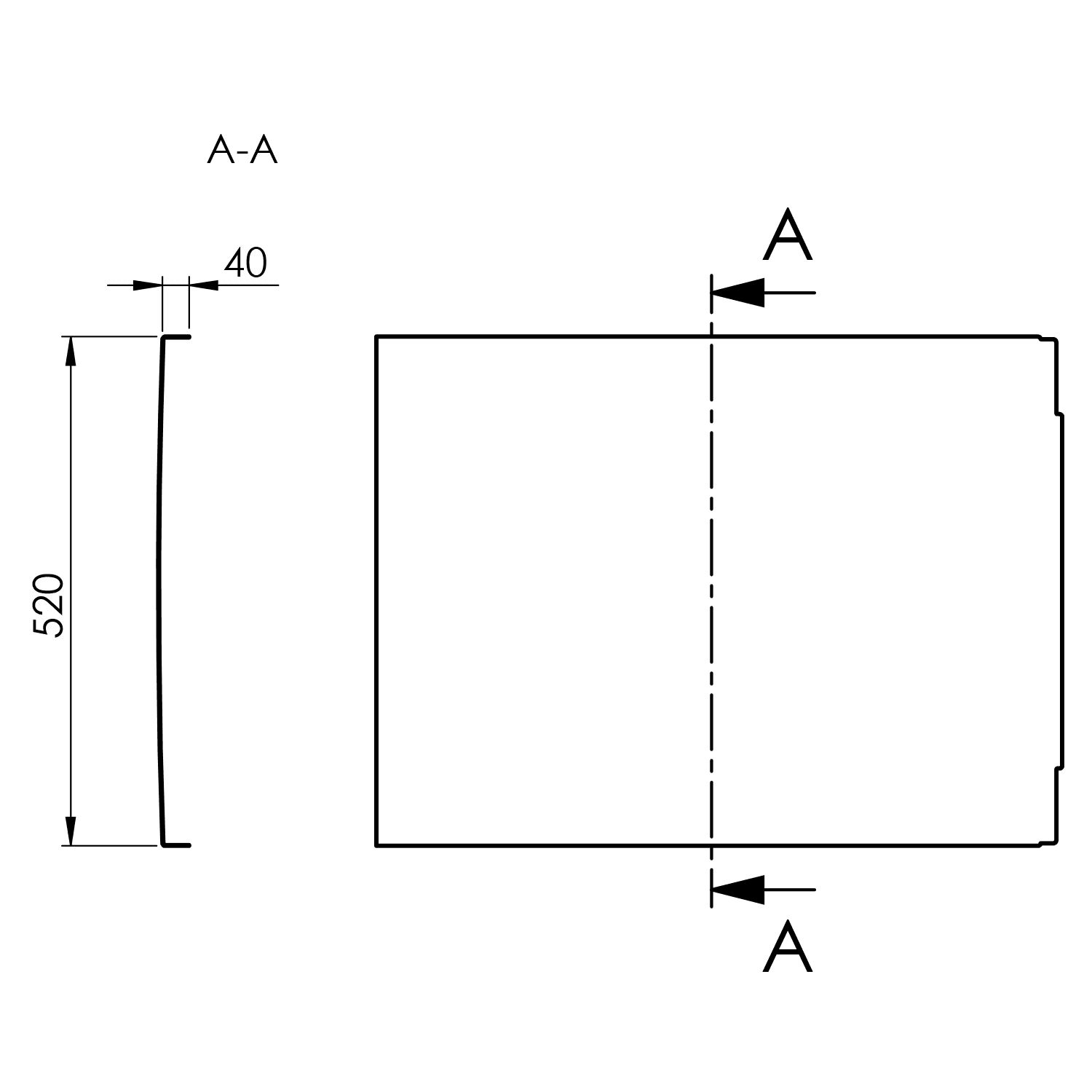 COUVERT Panel boczny 70x52 cm, biały do wanien