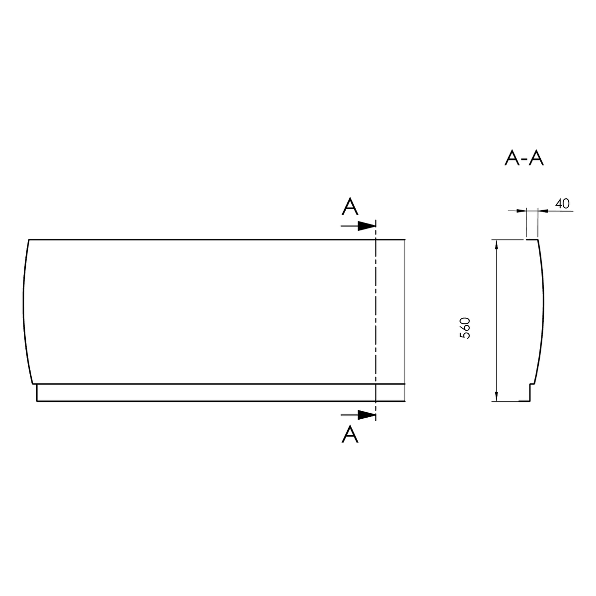 SIRIUS obudowa czołowa ABS/PMMA, biała