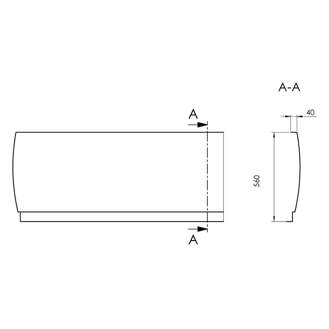 SIRIUS obudowa czołowa ABS/PMMA, biała