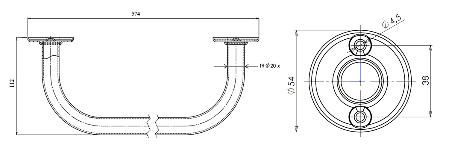 Suszarka stała 50 cm biała