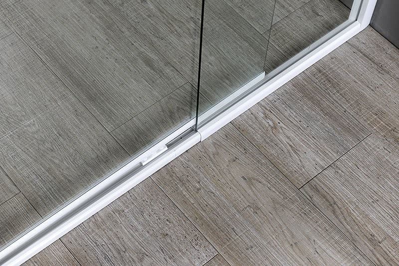 AMICO drzwi prysznicowe wnękowe uchylne 1040-1220x1850mm