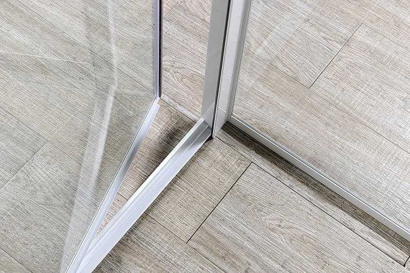 AMICO drzwi prysznicowe wnękowe uchylne 1040-1220x1850mm