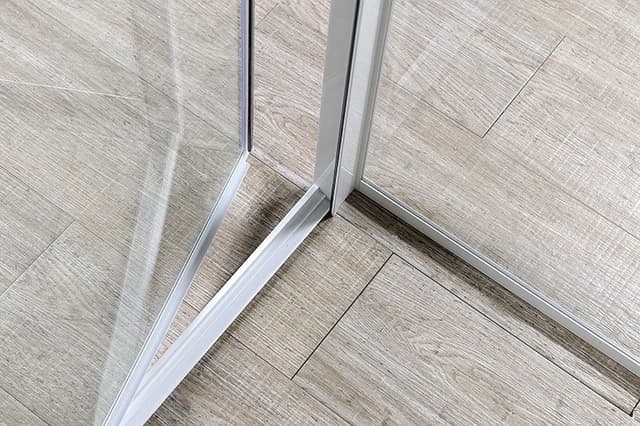 AMICO drzwi prysznicowe wnękowe uchylne 1040-1220x1850mm