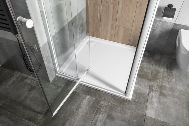 AMICO drzwi prysznicowe wnękowe uchylne 1040-1220x1850mm