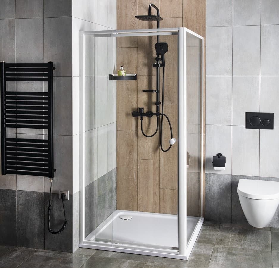 AMICO drzwi prysznicowe wnękowe uchylne 1040-1220x1850mm