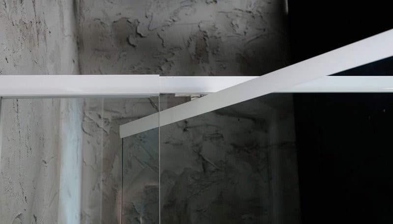 AMICO drzwi prysznicowe uchylne 740-820x1850mm, szkło bezpieczne