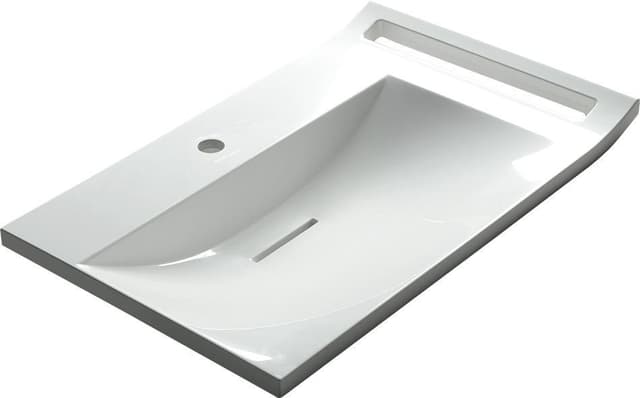 LUPO umywalka kompozytowa 72x45cm z uchwytem na ręczniki