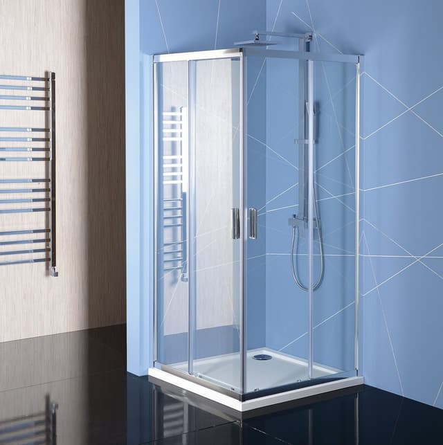 EASY LINE kabina prysznicowa narożna 900x900 mm, szkło czyste