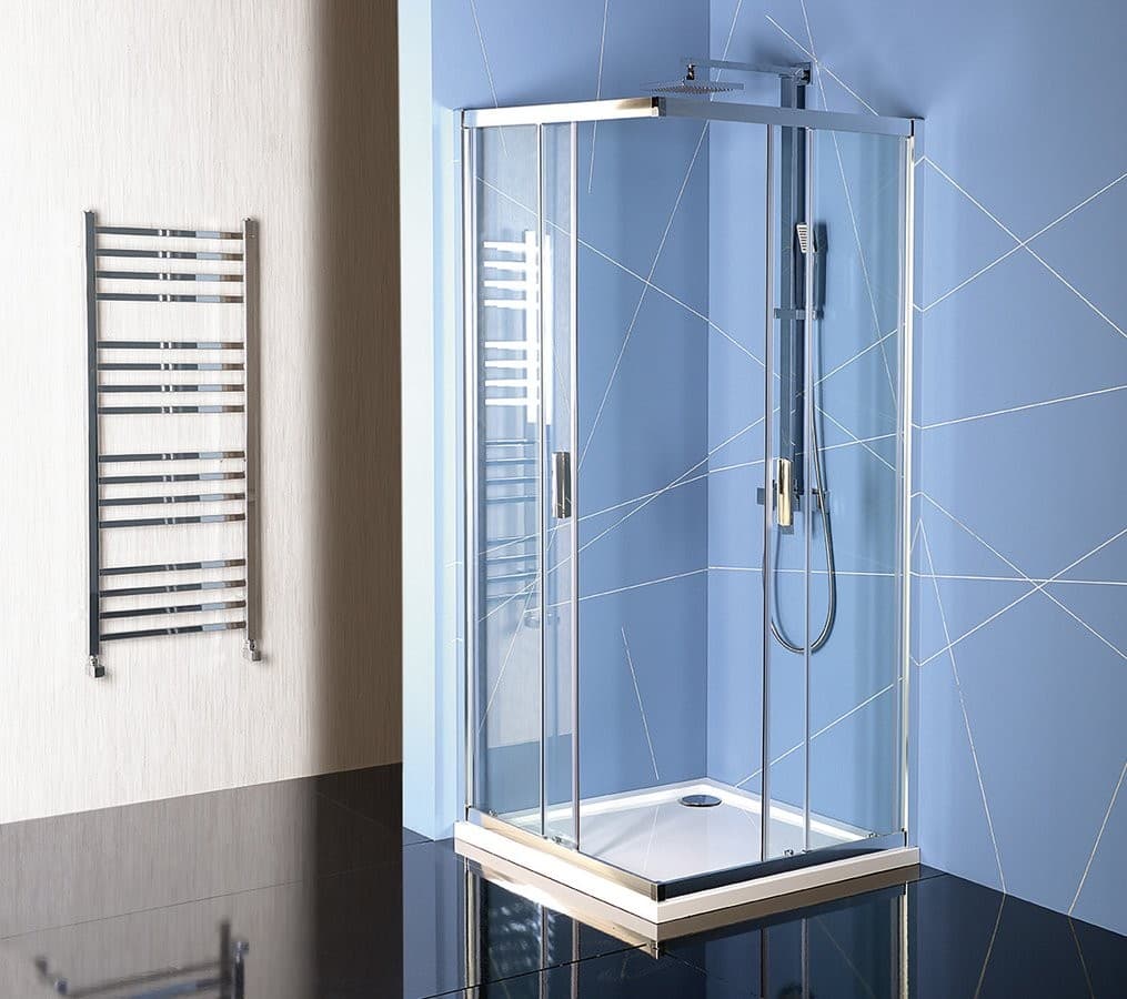 EASY LINE kabina prysznicowa narożna 900x900 mm, szkło czyste
